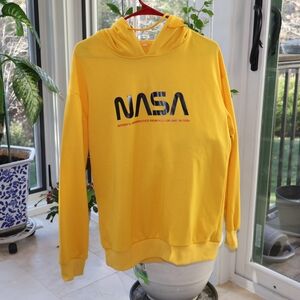 Yellow Hooded Sweatshirt for Women